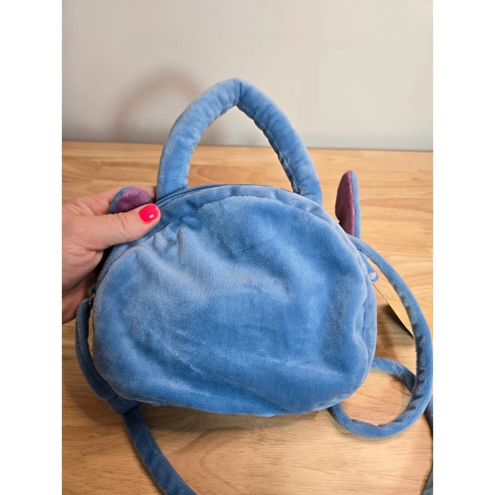 Disney Stitch Plush Crossbody Bag Blue Lilo & Stitch Shoulder Purse Hobby Lobby